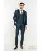 Κοστούμι Guy Laroche Homme πετρόλ SLIM FIT