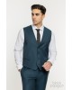 Κοστούμι Guy Laroche Homme πετρόλ SLIM FIT