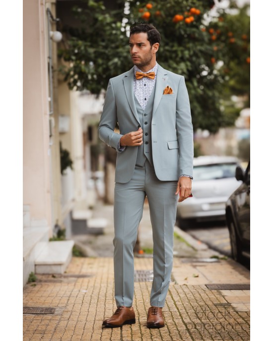 Κοστούμι Vittorio Rossi μέντας SLIM FIT