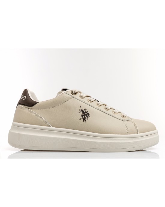 Παπούτσι U.S.POLO ASSN. μπεζ CASUAL