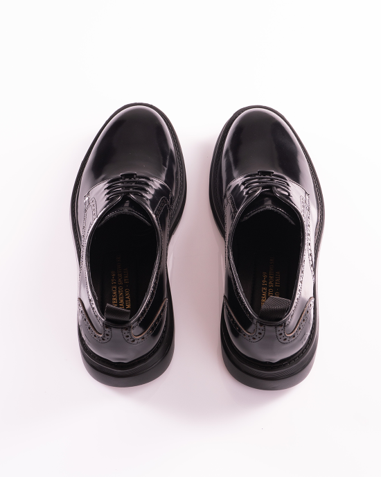 Παπούτσι 19V69 Italia Versace Abbigliamento μαύρο LOAFERS